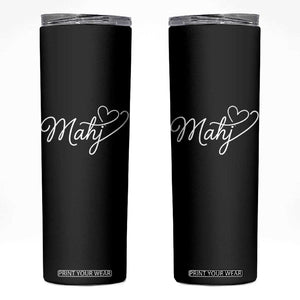 Mahjong Lovers Skinny Tumbler Funny Mah Jongg Heart Game Night Graphic