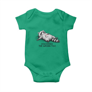 Funny Raccoon Mahjong Lovers Baby Onesie Discarded The Wrong Tile