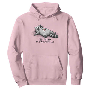Funny Raccoon Mahjong Lovers Hoodie Discarded The Wrong Tile