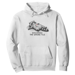 Funny Raccoon Mahjong Lovers Hoodie Discarded The Wrong Tile