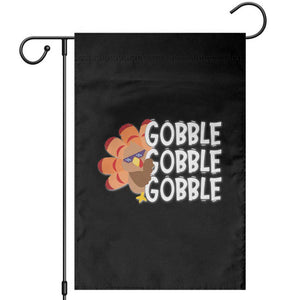 Thanksgiving Gobble Garden Flag Turkey Day Thanksgiving Family TS10 Black Print Your Wear
