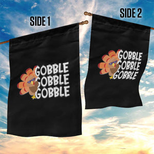 Thanksgiving Gobble Garden Flag Turkey Day Thanksgiving Family TS10 Print Your Wear