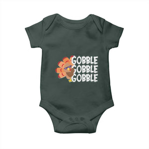 Thanksgiving Gobble Baby Onesie Turkey Day Thanksgiving Family TS10 Print Your Wear