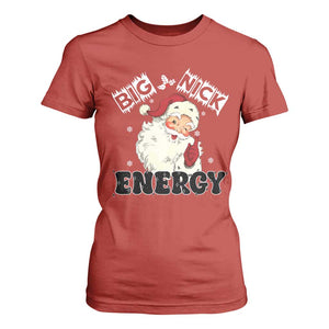 Christmas Santa T Shirt For Women Big Nick Energy Vintage Holiday TS10 Red Print Your Wear