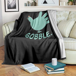 Thanksgiving Nurse Turkey Throw Blanket Turkey Glove Cute Thanksgiving Thankful Nurse Medical Assistant TS10 Print Your Wear
