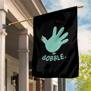 Thanksgiving Nurse Turkey Garden Flag Turkey Glove Cute Thanksgiving Thankful Nurse Medical Assistant TS10 Print Your Wear