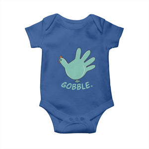 Thanksgiving Nurse Turkey Baby Onesie Turkey Glove Cute Thanksgiving Thankful Nurse Medical Assistant TS10 Royal Blue Print Your Wear