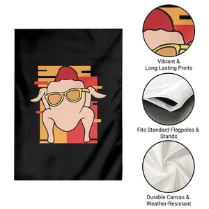 Turkey Thanksgiving Garden Flag Funny Fall TS10 Print Your Wear