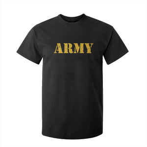 Army T Shirt For Kid Military Training PT Exercise Workout Gear Veterans Service TS10 Black Print Your Wear