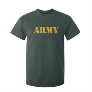 Army T Shirt For Kid Military Training PT Exercise Workout Gear Veterans Service TS10 Dark Forest Green Print Your Wear