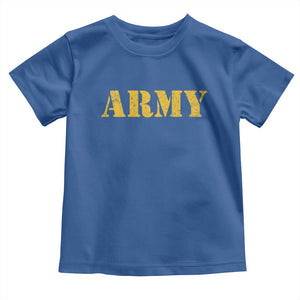 Army Toddler T Shirt Military Training PT Exercise Workout Gear Veterans Service TS10 Royal Blue Print Your Wear