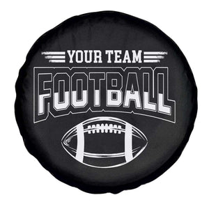 Custom Football Team Name Spare Tire Cover Personalized Game Day Mom High School Cheer Mom - Print Your Wear