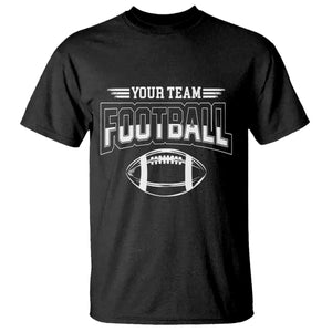Custom Football Team Name T Shirt Personalized Game Day Mom High School Cheer Mom TS10 Black Print Your Wear
