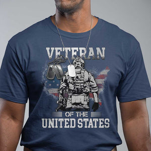 Personalized Veteran Flag T Shirt Custom Name Tag U.S. Army TS10 Navy Print Your Wear
