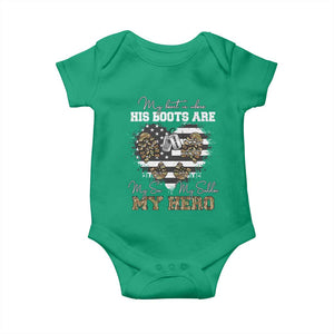 Personalized Army Mom Baby Onesie Custom Name Proud Military Family US Flag TS10 Irish Green Print Your Wear
