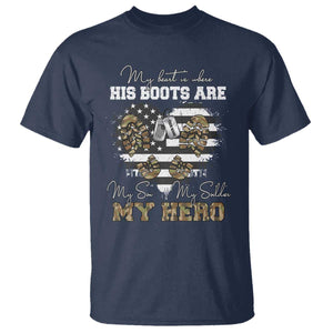 Personalized Army Mom T Shirt Custom Name Proud Military Family US Flag TS10 Navy Print Your Wear