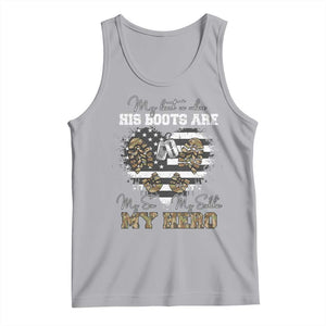 Personalized Army Mom Tank Top Custom Name Proud Military Family US Flag TS10 Athletic Heather Print Your Wear