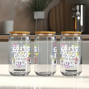67 33 One Hundred Days Later Glass Can Funny 100th Day of School Flowers TS10 Print Your Wear