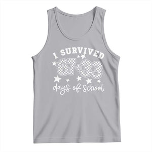 I Survived 67 33 100 Days of School Tank Top Funny 100th Day of School One Hundred Days TS10 Athletic Heather Print Your Wear