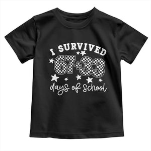 I Survived 67 33 100 Days of School Toddler T Shirt Funny 100th Day of School One Hundred Days TS10 Black Print Your Wear