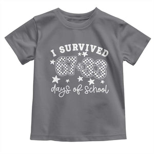 I Survived 67 33 100 Days of School Toddler T Shirt Funny 100th Day of School One Hundred Days TS10 Charcoal Print Your Wear