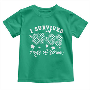 I Survived 67 33 100 Days of School Toddler T Shirt Funny 100th Day of School One Hundred Days TS10 Irish Green Print Your Wear