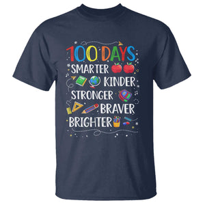 Happy 100 Days of School T Shirt 100th Day Kids Boys Girls Teachers Pupils TS10 Navy Print Your Wear