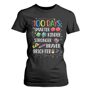 Happy 100 Days of School T Shirt For Women 100th Day Kids Boys Girls Teachers Pupils TS10 Black Print Your Wear