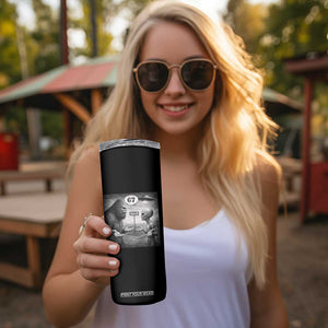 Funny 67 Meme Bigfoot Alien Skinny Tumbler Six Seven Sasquatch Area 51 UFO Conspiracy TS10 Print Your Wear