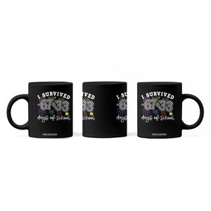 I Survived 67 33 100 Days of School Coffee Mug Funny 100th Day of School Flowers TS10 Print Your Wear