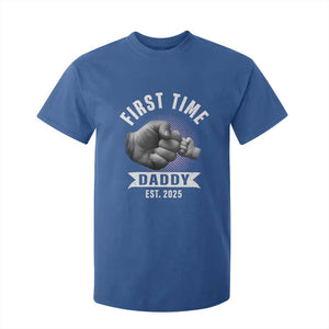 Girl Dad Est. 2025 T Shirt For Kid Fist Time Daddy To Be TS10 Royal Blue Print Your Wear