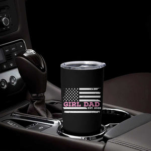 Dad Of Girl Est. 2026 Tumbler Cup Daddy Fathers Day USA Flag TS10 Print Your Wear