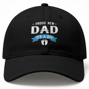 New Dad Its a Boy Baseball Cap Daddy Of Newborn Baby Boy Son First Father Day TS10 Print Your Wear