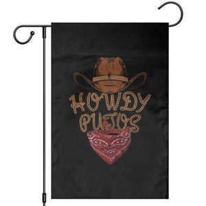 Howdy Putos Garden Flag Funny Western Country Rodeo Southern Retro Cowboy TS10 Black Print Your Wear