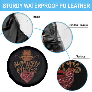 Howdy Putos Spare Tire Cover Funny Western Country Rodeo Southern Retro Cowboy TS10 Print Your Wear