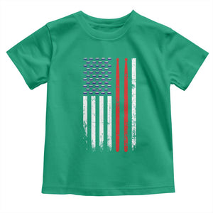 Patriotic Drummer Toddler T Shirt Percussionist Gift Drumming Drumsticks American Flag TS10 Irish Green Print Your Wear