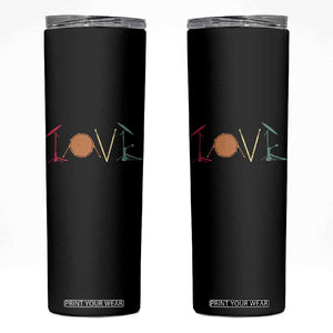 Retro Drummer Skinny Tumbler Drum Love Drums Drumline TS10 Black Print Your Wear