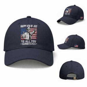 Happy 4th Of July To All You Sumbitches Baseball Cap Funny Independence Day Meme American Flag
