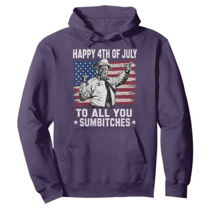Happy 4th Of July To All You Sumbitches Hoodie Funny Independence Day Meme American Flag