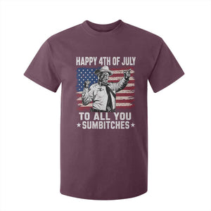 Happy 4th Of July To All You Sumbitches T Shirt For Kid Funny Independence Day Meme American Flag