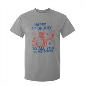 Happy 4th Of July To All You Sumbitches T Shirt For Kid Funny Independence Day Meme