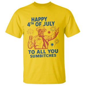 Happy 4th Of July To All You Sumbitches T Shirt Funny Independence Day Meme