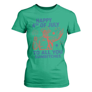 Happy 4th Of July To All You Sumbitches T Shirt For Women Funny Independence Day Meme