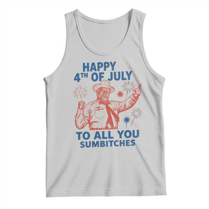Happy 4th Of July To All You Sumbitches Tank Top Funny Independence Day Meme