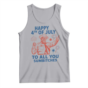 Happy 4th Of July To All You Sumbitches Tank Top Funny Independence Day Meme