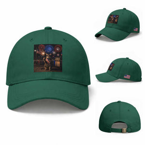 USA 250th Anniversary Cat Baseball Cap Funny 4th Of July Independence Day 250 Years 1776 2026 Patriotic Celebration Meme