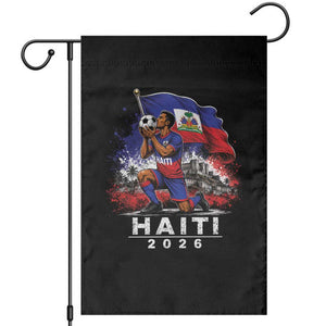 Haiti Soccer 2026 Garden Flag Haitian World Football Fan Ayiti Lover TS10 Black Print Your Wear