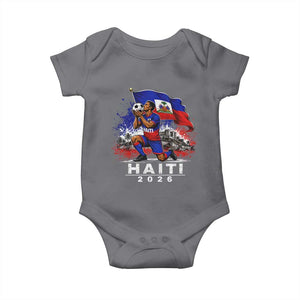 Haiti Soccer 2026 Baby Onesie Haitian World Football Fan Ayiti Lover