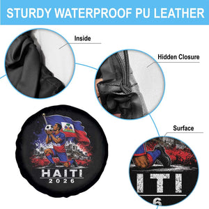 Haiti Soccer 2026 Spare Tire Cover Haitian World Football Fan Ayiti Lover TS10 Print Your Wear