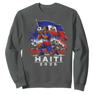 Haiti Soccer 2026 Sweatshirt Haitian World Football Fan Ayiti Lover